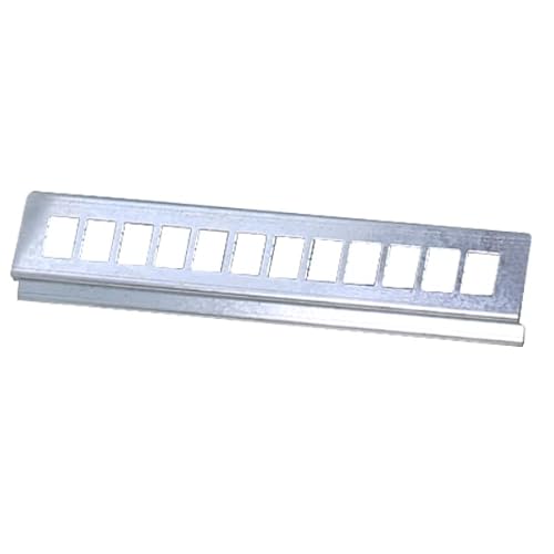 Tehno Plast Patch-Panel Hybrid - Multimedia+Sicherungskasten (universal 12-Fach, Kunststoff, Teilenummer 1006004) von Tehno Plast