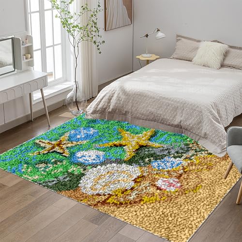 61x87 cm Knüpfteppich Zum Selber Knüpfen Großer, Knüpfen Set, Teppich Knüpfen Set Erwachsene, Knüpfset Latch Hook Kit Handarbeiten Anfänger Teppich Making Kit zum Selber Knüpfen Teppiche 61x87 cm Knüpfteppich Zum Selber Knüpfen Großer, Knüpfen Set, Teppich Knüpfen Set Erwachsene, Knüpfset Latch Hook Kit Handarbeiten Anfänger Teppich Making Kit zum Selber Knüpfen Teppiche von Tehocwiz