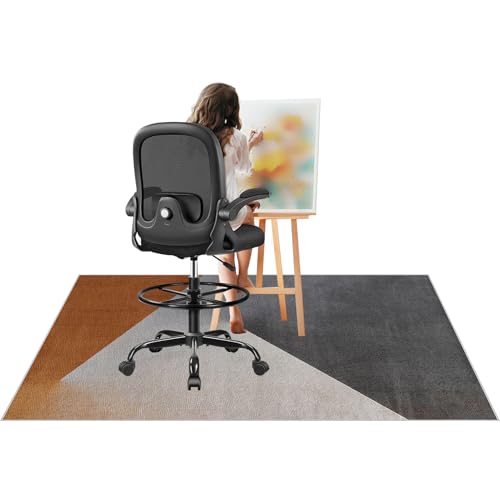 Bodenschutzmatte für Hartböden, Rechteckig Stuhlunterlage Gaming Teppich, Bodenschutzmatte Bürostuhl Matte Bodenmatte rutschfest Bürostuhlunterlage Stuhlmatten 100 x 120 cm Bodenschutzmatte für Hartböden, Rechteckig Stuhlunterlage Gaming Teppich, Bodenschutzmatte Bürostuhl Matte Bodenmatte rutschfest Bürostuhlunterlage Stuhlmatten 100 x 120 cm von Tehocwiz