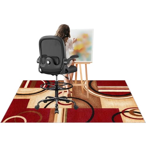 Bodenschutzmatte für Hartböden, Rechteckig Stuhlunterlage Gaming Teppich, Bodenschutzmatte Bürostuhl Matte Bodenmatte rutschfest Bürostuhlunterlage Stuhlmatten 140 x 160 cm Bodenschutzmatte für Hartböden, Rechteckig Stuhlunterlage Gaming Teppich, Bodenschutzmatte Bürostuhl Matte Bodenmatte rutschfest Bürostuhlunterlage Stuhlmatten 140 x 160 cm von Tehocwiz