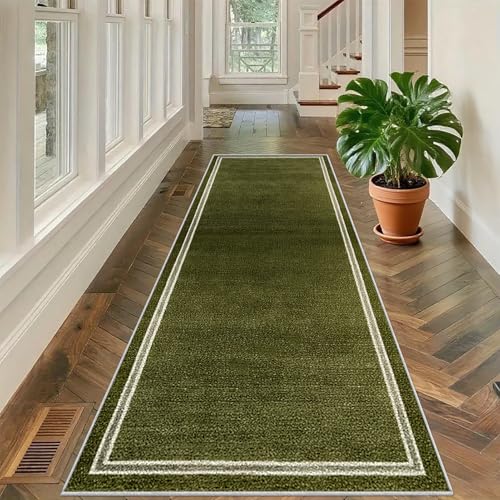 Läufer Teppich Flur rutschfest, Langer Küchenteppiche 50 x 350 cm Teppichläufer Eingangsbereich, Läufer Teppich, Waschbar Korridor Teppich, Flur Runner Teppiche für Küche Fußmatte Eingang Flur von Tehocwiz