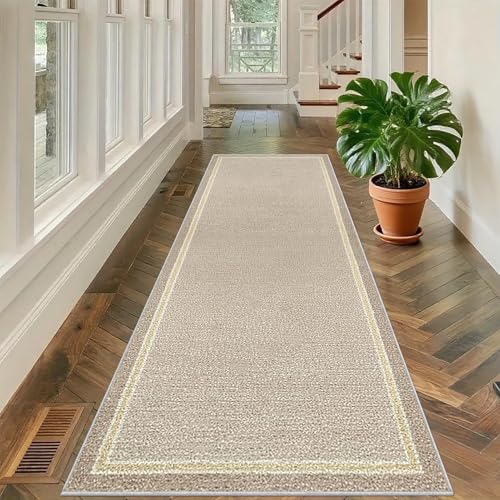Läufer Teppich Flur rutschfest, Langer Küchenteppiche 60 x 180 cm Teppichläufer Eingangsbereich, Läufer Teppich, Waschbar Korridor Teppich, Flur Runner Teppiche für Küche Fußmatte Eingang Flur von Tehocwiz