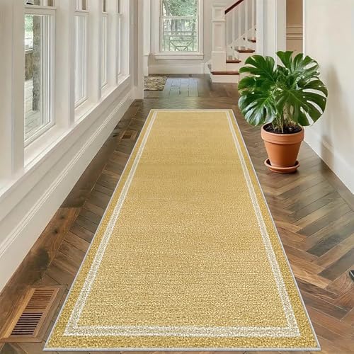 Läufer Teppich Flur rutschfest, Langer Küchenteppiche 60 x 210 cm Teppichläufer Eingangsbereich, Läufer Teppich, Waschbar Korridor Teppich, Flur Runner Teppiche für Küche Fußmatte Eingang Flur von Tehocwiz