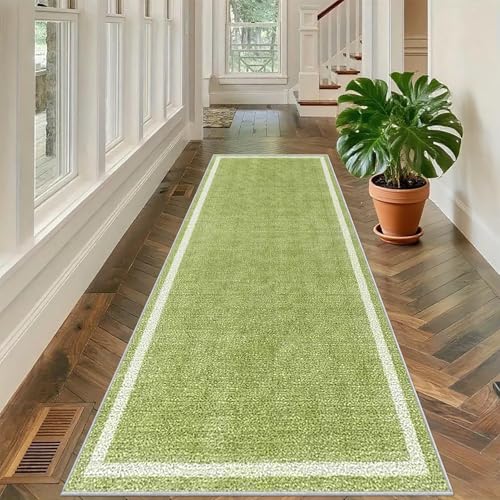 Läufer Teppich Flur rutschfest, Langer Küchenteppiche 60 x 80 cm Teppichläufer Eingangsbereich, Läufer Teppich, Waschbar Korridor Teppich, Flur Runner Teppiche für Küche Fußmatte Eingang Flur von Tehocwiz
