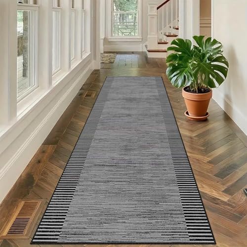 Läufer Teppich Flur rutschfest, Langer Küchenteppiche 80 x 120 cm Teppichläufer Eingangsbereich, Läufer Teppich, Waschbar Korridor Teppich, Flur Runner Teppiche für Küche Fußmatte Eingang Flur von Tehocwiz