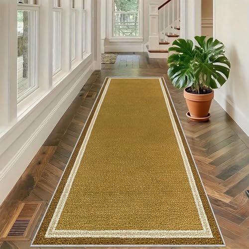 Läufer Teppich Flur rutschfest, Langer Küchenteppiche 80 x 300 cm Teppichläufer Eingangsbereich, Läufer Teppich, Waschbar Korridor Teppich, Flur Runner Teppiche für Küche Fußmatte Eingang Flur von Tehocwiz