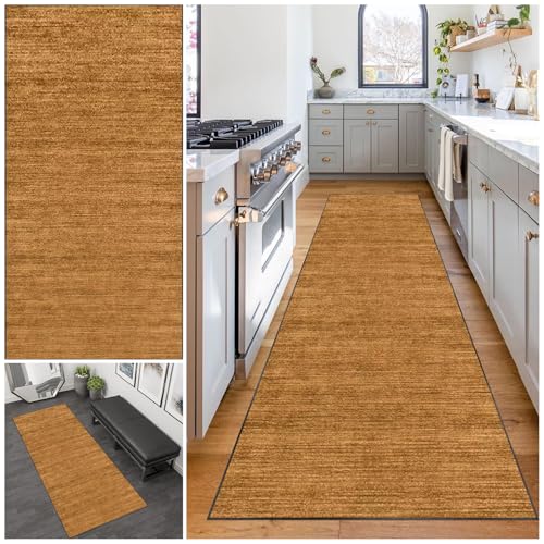 Läufer Teppich Flur rutschfest Langer Teppichläufer, Eingangsbereich Läufer Teppich, Schmutzfangmatte, waschbar fußmatte, Multifunktionale Flur Runner Teppiche für Küche Eingang Flur 60 x 200 cm von Tehocwiz
