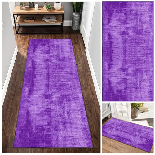 Teppich Läufer Flur Küche 40 x 130 cm rutschfest Waschbar Bunter Modern, Kücheläufer Teppichläufer Polyester Meterware Anpassbar Teppich für Schlafzimmer, Küche, Wäscherei, Eingang von Tehocwiz