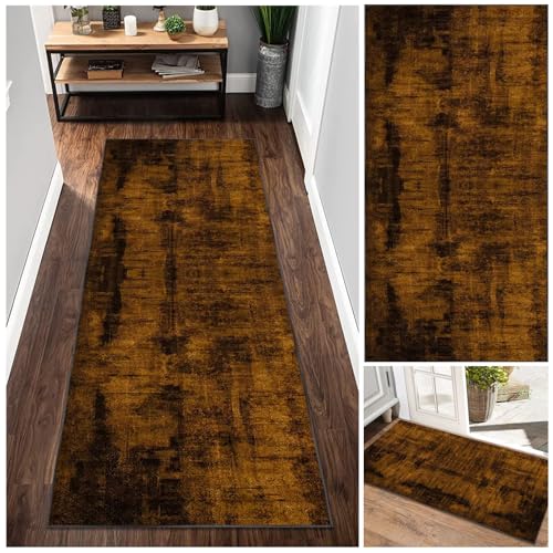 Teppich Läufer Flur Küche 40 x 180 cm rutschfest Waschbar Bunter Modern, Kücheläufer Teppichläufer Polyester Meterware Anpassbar Teppich für Schlafzimmer, Küche, Wäscherei, Eingang von Tehocwiz