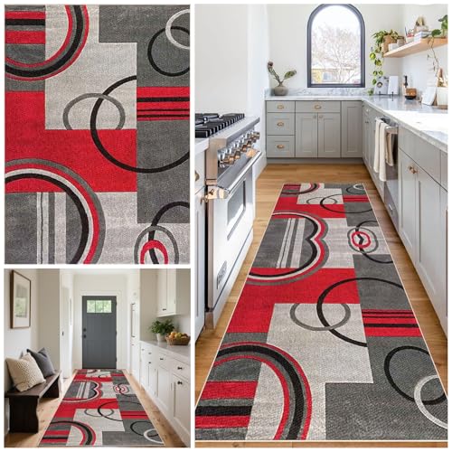 Teppich Läufer Flur Waschbar, rutschfest Küchenteppich, Lang Teppichläufer, Moderne Korridor Teppich, Meterware schmutzfangmatte für fußmatte Eingang Schlafzimmer Wohnzimmer 70 x 450 cm Teppich Läufer Flur Waschbar, rutschfest Küchenteppich, Lang Teppichläufer, Moderne Korridor Teppich, Meterware schmutzfangmatte für fußmatte Eingang Schlafzimmer Wohnzimmer 70 x 450 cm von Tehocwiz