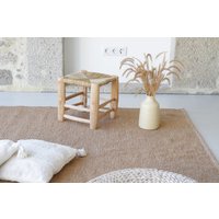 Großer Kamelteppich 170x240cm, Karamellbrauner Teppich, Wohnzimmerteppich, Schlafzimmerteppich, Boho-Teppich, Waschbarer Kinderteppich, Moderner Großer Kamelteppich 170x240cm, Karamellbrauner Teppich, Wohnzimmerteppich, Schlafzimmerteppich, Boho-Teppich, Waschbarer Kinderteppich, Moderner von TeiaAtelier