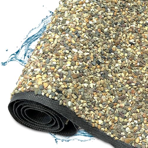 TeichVision – Hochwertige Steinfolie für Teichrand, Teichufer und Bachlauf/Teichumrandung/Steinfolie für Teich in verschiedenen Größen – 1,2 m x 4 m - Sandfarben TeichVision – Hochwertige Steinfolie für Teichrand, Teichufer und Bachlauf/Teichumrandung/Steinfolie für Teich in verschiedenen Größen – 1,2 m x 4 m - Sandfarben von TeichVision