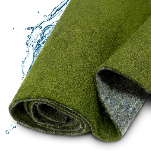 TeichVision - Ufermatte grün für Teichrandgestaltung/Ufermatten für Teiche/Ufermatte Teich - Starke Ausführung 8 mm/Böschungsmatte Teich - Breite 0,65 m, Länge 20 m TeichVision - Ufermatte grün für Teichrandgestaltung/Ufermatten für Teiche/Ufermatte Teich - Starke Ausführung 8 mm/Böschungsmatte Teich - Breite 0,65 m, Länge 20 m von TeichVision