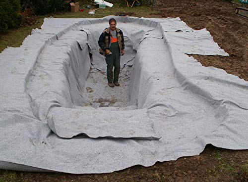 20 m² Teichvlies 1000g/m² Rolle 2 x 10 Meter Schutzvlies Folienschutz für Teichfolie Vlies 20 m² Teichvlies 1000g/m² Rolle 2 x 10 Meter Schutzvlies Folienschutz für Teichfolie Vlies von Teichbauzentrum Sankt Julian