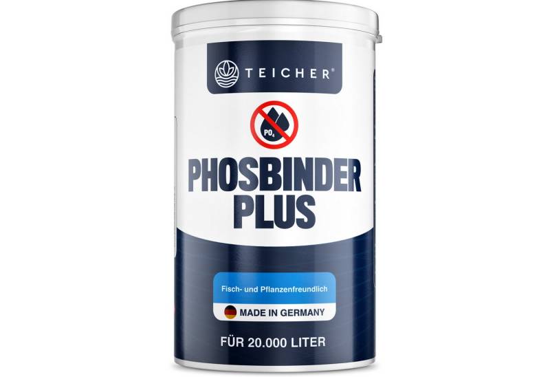 Teicher Algenschutz Phosphatbinder – Reduziert Phosphat & beugt Algenbildung vor, für dauerhaft klares Teichwasser von Teicher