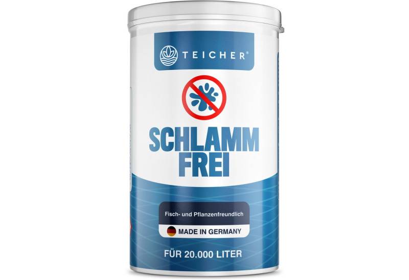 Teicher Teichpflege Teichschlamm Entferner – Natürliche Reinigung mit Sauerstoff, sichtbare Ergebnisse nach schon 30 Minuten von Teicher