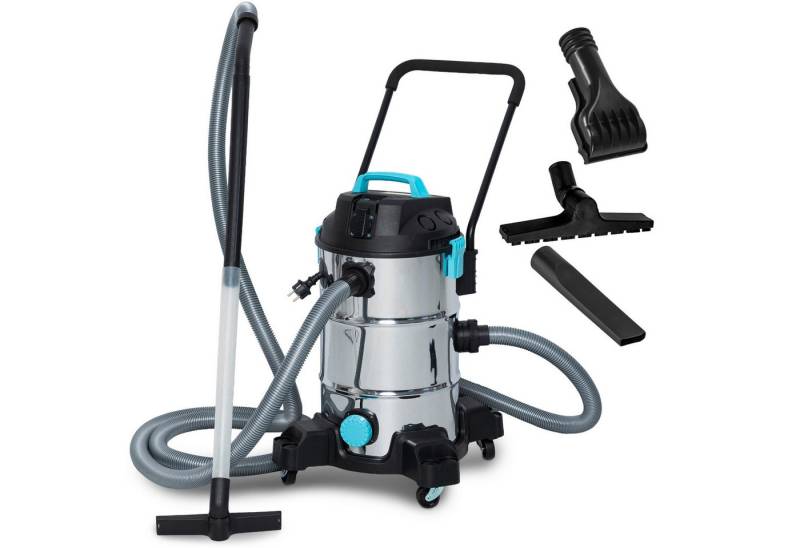 Teicher Teichschlammsauger Wassersauger & Pumpe 35L, 1200 W, Automatische Wasserrückführung von Teicher