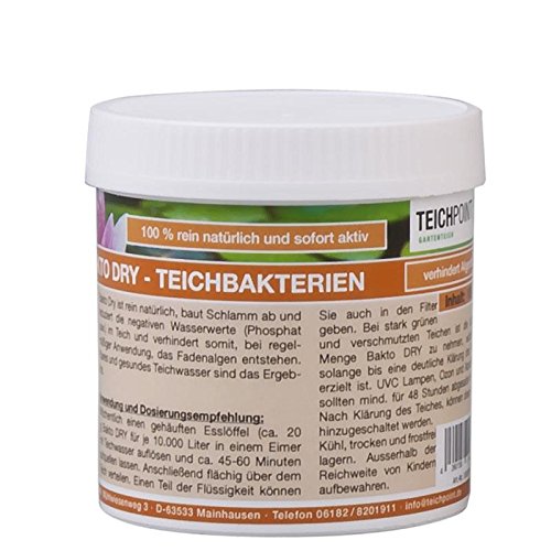 Teichpoint 100 g Bakto Dry Teich - Billionen von Mikro-Organismen von Teichpoint