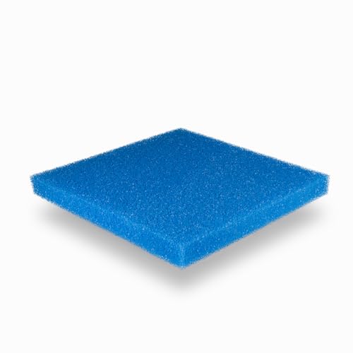 Filtermatte 50x50x5 cm PPI 10/20/30, Filtermaterial für Gartenteichfilter und Aquarienfilter geeignet (PPI 10 (grob)) von Teichpoint