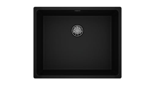 Teka - 1 Sino-Spüle - 3-in-1-Installation FullBlack-Spüle mit einem Becken - Farbe Schwarz von Teka