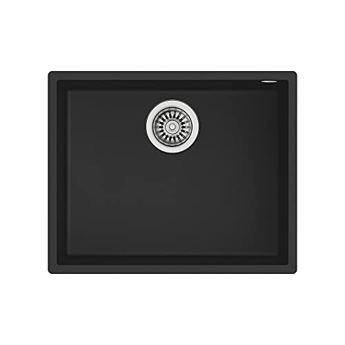 Teka Tegranite Square 50.40 Spüle, Schwarz, Ref. 115230020, Möbelstück, 60 cm von Teka