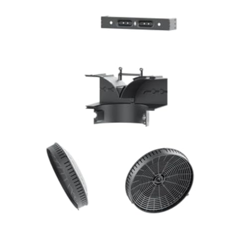 TEKA 240100 Umluft-Set für herkömmliche Filter ohne Rohrabdeckung | D13CTP | 64,7 x 36,9 x 42,7 cm, Edelstahl von TEKA