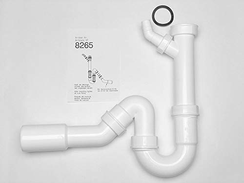 Teka Abfluss-Siphon 08265 Grau 40 mm von Teka