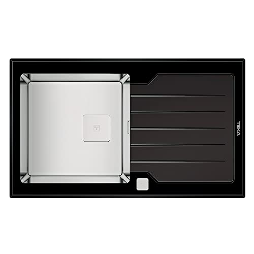 TEKA Einbauspüle DIAMOND RS15 1B 1D 86 REV 2Ø BLACK 115100011 von Teka