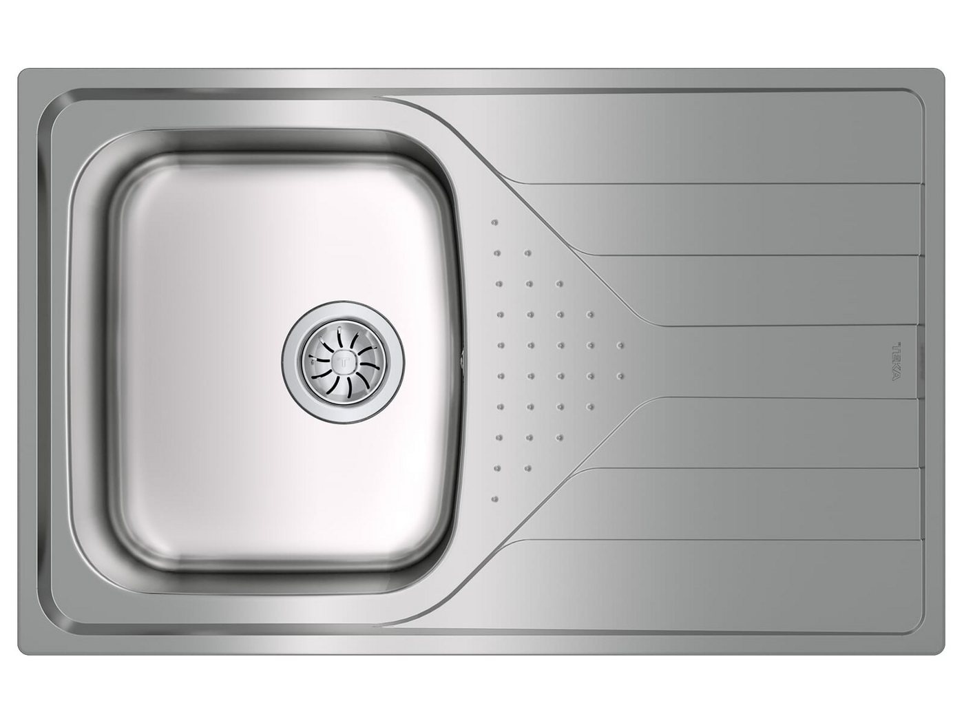 Teka Edelstahlspüle, rechteckig, 79/50 cm, (1 St) Teka Edelstahlspüle, rechteckig, 79/50 cm, (1 St) von Teka