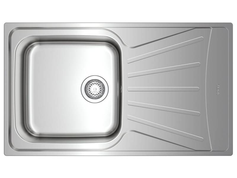 Teka Edelstahlspüle, rechteckig, 86/50 cm, (1 St) Teka Edelstahlspüle, rechteckig, 86/50 cm, (1 St) von Teka