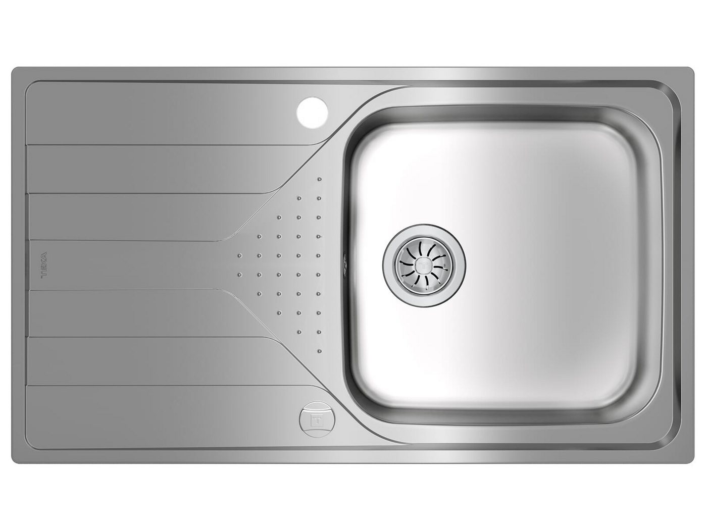 Teka Edelstahlspüle, rechteckig, 86/50 cm, (1 St) Teka Edelstahlspüle, rechteckig, 86/50 cm, (1 St) von Teka