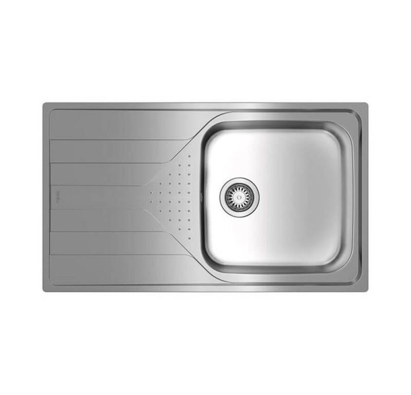Teka Edelstahlspüle Teka Einbauspüle UNIVERSE 50 T-XP 1B 1D Plus Edelstahl Hand, 0/0 cm von Teka