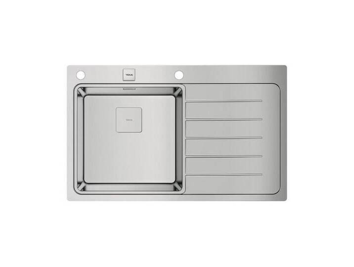 Teka Edelstahlspüle ZENIT RS15 1B 1D R 86 AUTO PRO Edelstahl Becken links, 0/0 cm, Becken links von Teka