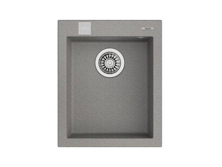 Teka Granitspüle Einbaubecken FORSQUARE 34.40 TG AUTO Tegranite+ Stone Grey, 0/0 cm, Stone Grey von Teka