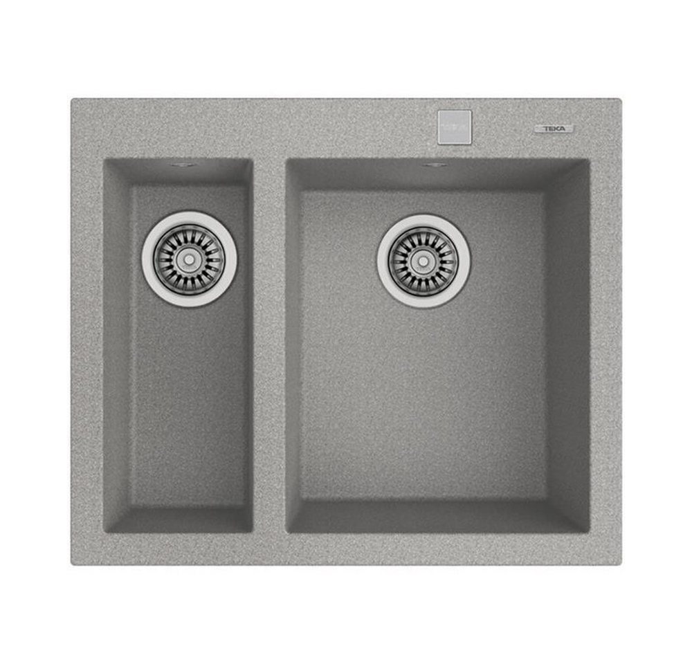 Teka Granitspüle Teka Einbaubecken FORSQUARE 2B 590 TG AUTO Tegranite+, 0/0 cm von Teka