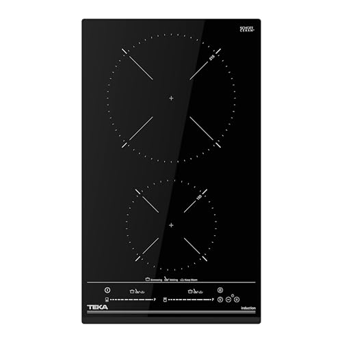 Teka IZC 32310 MSP Modulares Induktionskochfeld, 30 cm, Touch Control MultiSlider, 2 Kochzonen, Power Plus Funktion, Silent-Modus, Glas schwarz von Teka