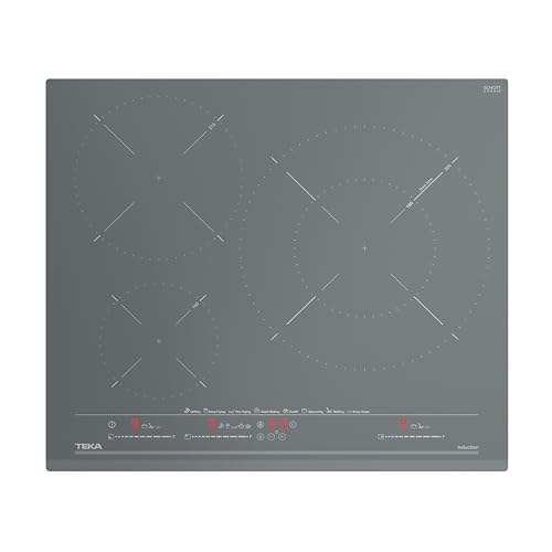 Teka | Induktionskochfeld 60 cm mit Direktfunktionen und 3 Kochzonen | IZC 63630 MST | Schwarz | 5,3 x 60 x 51 cm von Teka