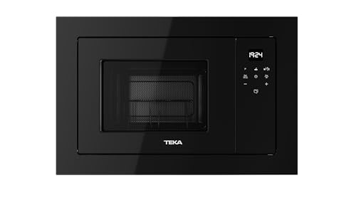 Teka ML 8210 BIS Mikrowelle, integrierbar, Schwarz und Glas, mit Grill, 20 Liter von Teka