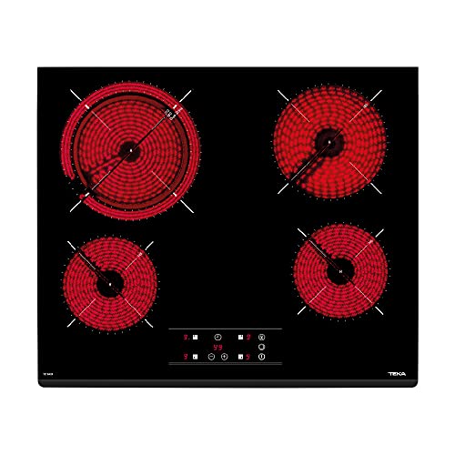 Teka VITROCERAMICAS 60 cm 4-Zonen Glaskeramik mit Touch Control | TZ PRO 6420 | Schwarz | 5.1 x 60 x 51 cm, Farbig Teka VITROCERAMICAS 60 cm 4-Zonen Glaskeramik mit Touch Control | TZ PRO 6420 | Schwarz | 5.1 x 60 x 51 cm, Farbig von Teka
