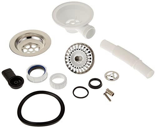 Teka VALVULA CESTILLA C/REB INOX, Edelstahl, Unterbau, Spüle, Weiß, 1 Loch, Modern, Zentrale Ablaufgarnitur, Gebürstet von Teka