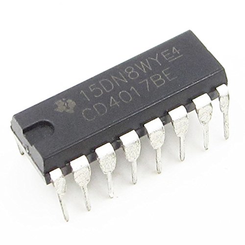 NUGOYA 2 x CD4017BE CD4017 DIP 16 THT IC CMOS Trennzähler von NUGOYA