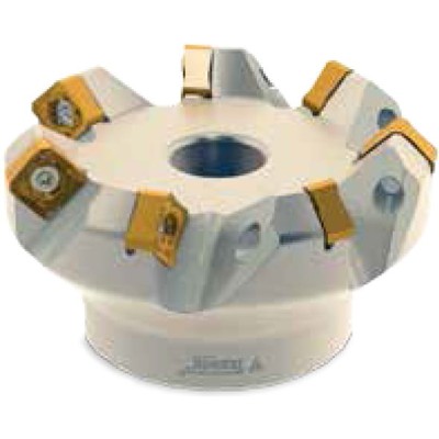 Eckmesserkopf 50mm Durchmesser 5 Schneiden für Wendeplatten SNEU 1204 von Teknik Makina