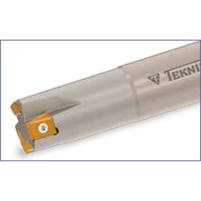 Schaftfräser ø25mm 4 Schneiden für Wendeplatten LNMT 0804 S300TM von Teknik Makina