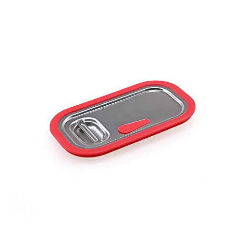 TeknoStahl GN Behälter Gastronorm 1/4 Edelstahl Silikon Deckel von TeknoStahl