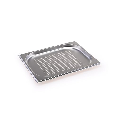 TeknoStahl GN Behälter Gastronorm 1/2 Edelstahl perforiert (20 mm) von TeknoStahl