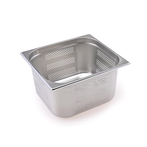 TeknoStahl GN Behälter Gastronorm 2/3 Edelstahl perforiert (200 mm) von TeknoStahl
