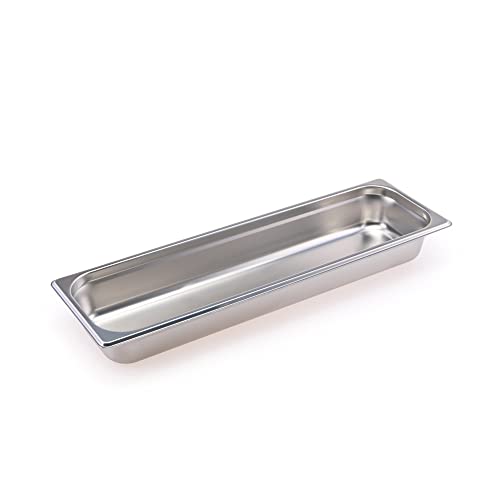 TeknoStahl GN Behälter Gastronorm 2/4 Edelstahl (65 Millimeter) von TeknoStahl
