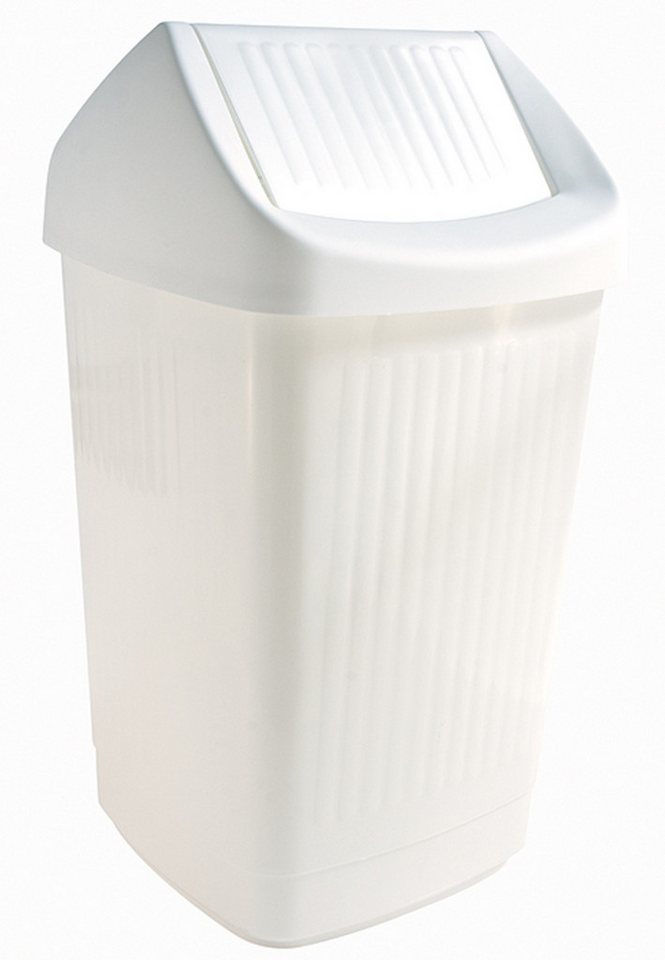 Teko-plastic Mülleimer 25 oder 50 L mit Schwingdeckel verschiedene Farben, Schwingdeckel von Teko-plastic