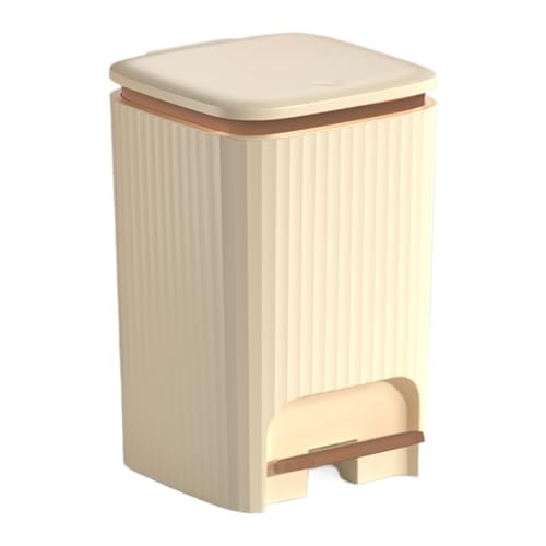 Teksome Badezimmer Mülleimer Mit Deckel - Druckknopf Und Fußpedal Küchenabfalleimer,Geruchsdichter Und Leiser Müllbehälter Für Schlafzimmer Büro Wohnzimmer Badezimmer Waschraum Teksome Badezimmer Mülleimer Mit Deckel - Druckknopf Und Fußpedal Küchenabfalleimer,Geruchsdichter Und Leiser Müllbehälter Für Schlafzimmer Büro Wohnzimmer Badezimmer Waschraum von Teksome