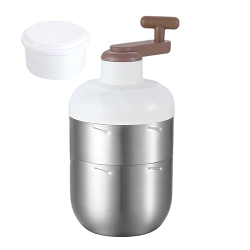 Teksome Eisraspelmaschinen | Manueller Handkurbel Raspler | Edelstahl Cocktail Schneekonemaker,Für Haushalt Küche Picknick Cocktails Teksome Eisraspelmaschinen | Manueller Handkurbel Raspler | Edelstahl Cocktail Schneekonemaker,Für Haushalt Küche Picknick Cocktails von Teksome